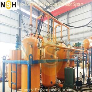 China Remove Impurities Waste Oil Recycling Plant Vacuum Distillation Equipment on sale