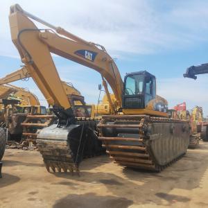 China                  Used 20 Ton Amphibious Excavator, Caterpillar 320c Pontoon Floating Excavator on Sale              on sale