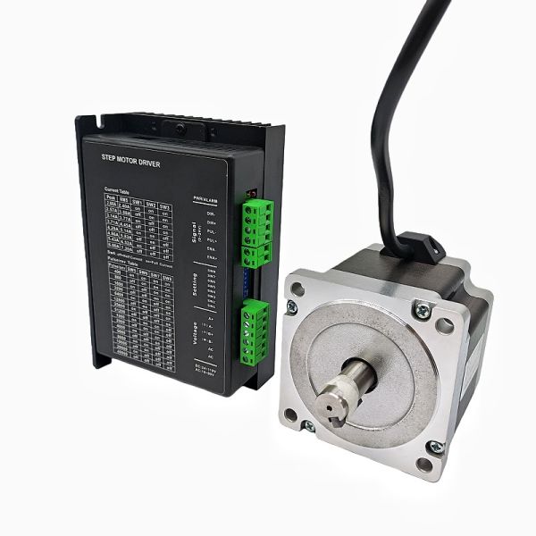 DM860C 7.2A Stepper Motor Driver with NEMA34 Stepper Motor Kit With 4.5Nm Holding Torque 6A 2-phase Open-loop For CNC Machines