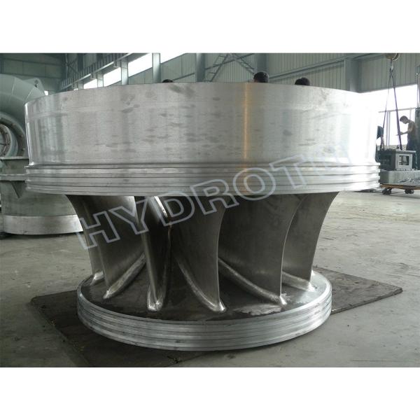 High Efficiency Stainless Steel Francis Turbine Runner with Water Head From 10m to 300m