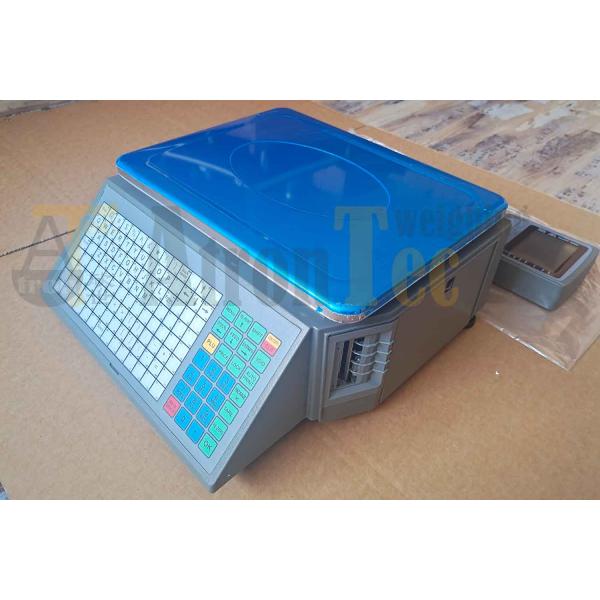 Electronic LCD Display Label Printing Scale With Accuracy 2g 5g Capacity 15kg 30kg