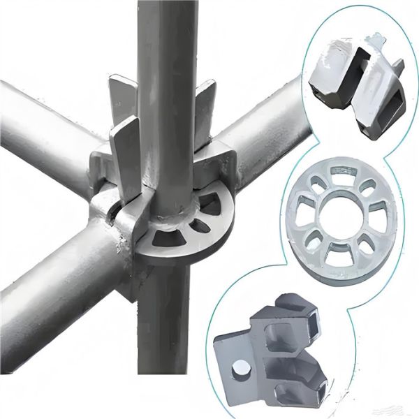 Green Disc Locked Steel Tubular Scaffolding Movable Reusable