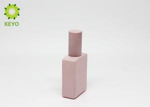 China Pink Glass Perfume Bottles , Customizable 30ml Empty Fragrance Oil Bottles on sale
