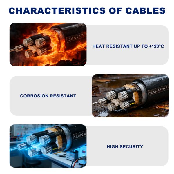 Underground Direct Burial Industrial & Municipal Distribution Aluminum Power Cable
