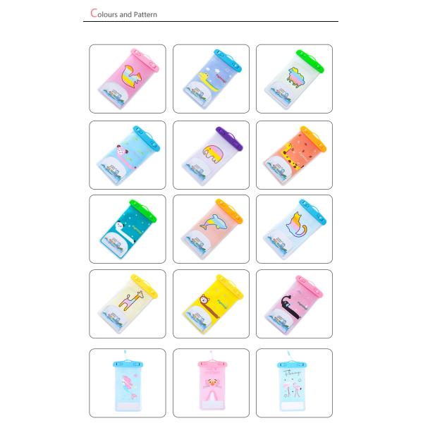 Inflatable Floating Waterproof Phone Pouch Customized Logo SGS Certification