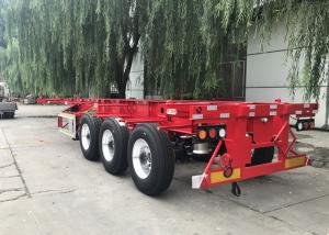 Buy cheap Tri Axle 40ft 45ft Skeleton Semi Trailer For Cold Chain Transportation product
