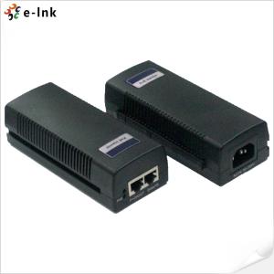 China Gigabit PoE Injector IEEE802.3af 15.4W on sale