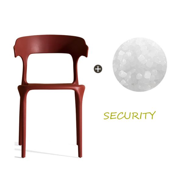 Lightweight Stackable Plastic Chairs With Armrest For Events Weddings