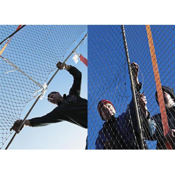 1.2mm 7*7 25mm Zoo Wire Mesh 316L Flexible Stainless Steel Cable Netting