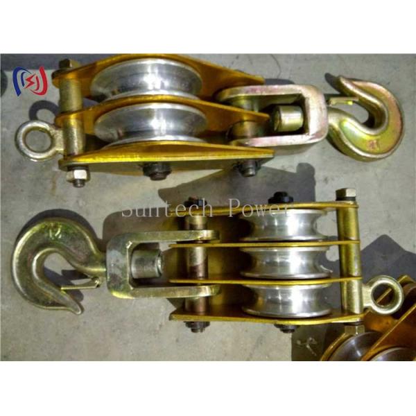 1.8KG - 13.2KG Aluminum Hoist Sheave Hoist Operation Small Block And Tackle Hoist