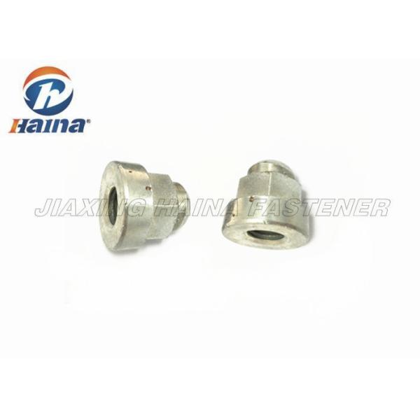 White Zinc Plated Hex Head Nuts Carbon Steel For Electronic Machines Grade 8.8