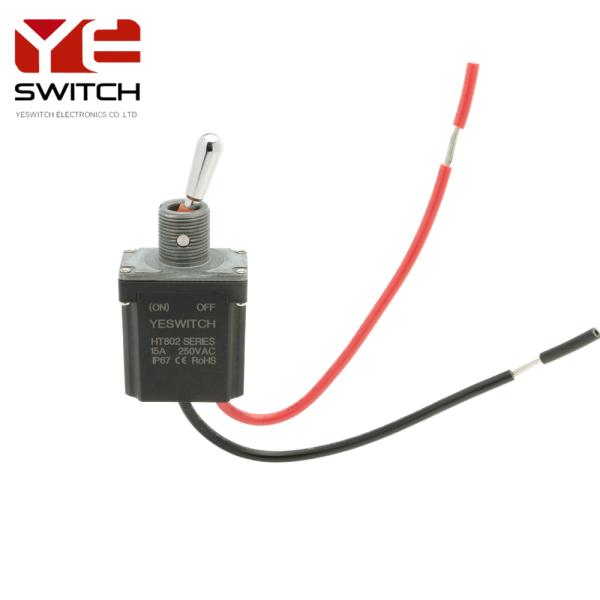 1.5m Water Industrial Toggle Switch SPST On Off On Waterproof Toggle Switch