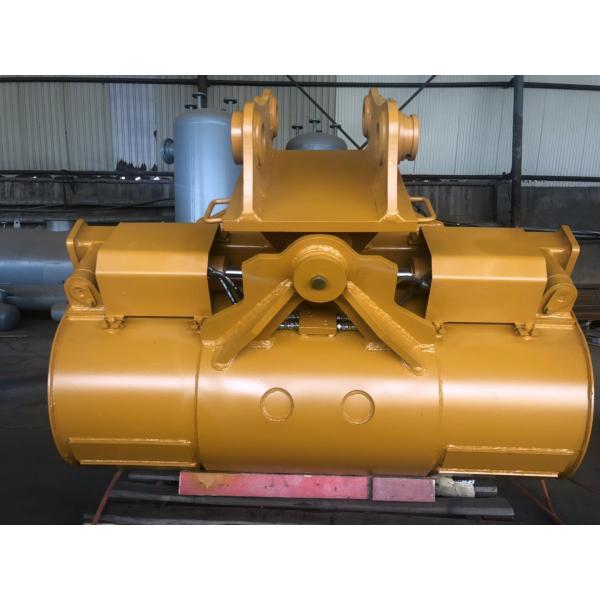 0.3CBM Black Kobelco Excavator Tilting Bucket With Two Excavator Hydraulic Cylinder For Slope Work