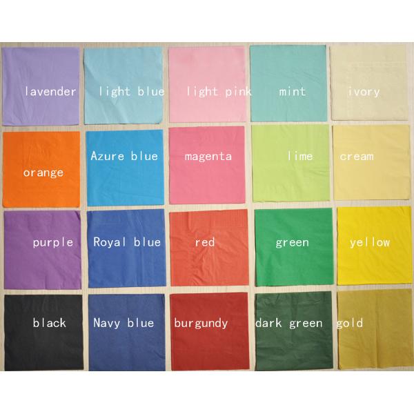 Square 2Ply 50Ct Caribbean Blue Color Paper Napkin For Parties