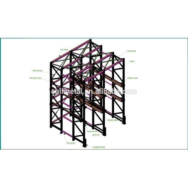 convenient disassembly stacking frame racks for warehouse storage