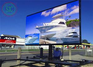 Buy cheap Auto up and down outdoor full color P6 LED display on the trailer for car cinema product