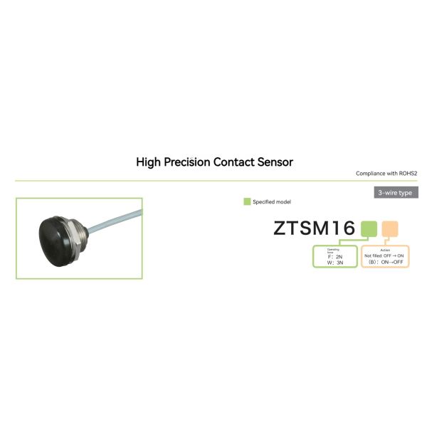 ZTSM16 Sensor Contactless Contact Measurement SUS303 Limit Switch Sensor for CNC Machine Tools