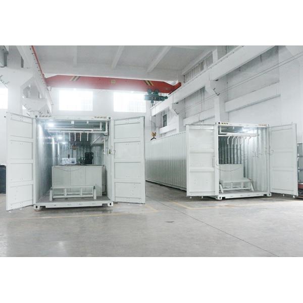 2000 KG TECUMSEH Compressor 15 Ton Container Block Ice Machine with Mobile Plant