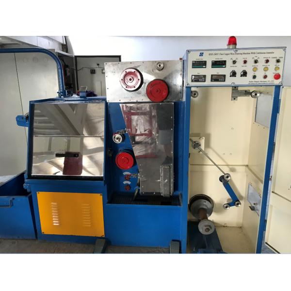 24DT Fine Wire Drawing Machine With Continuous Annealing Ceramic Plasma Capstan