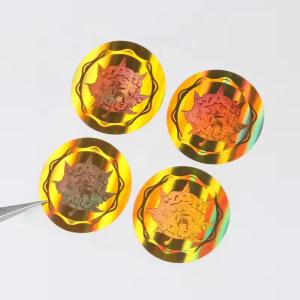 Glossy Finish Anti Counterfeiting Label With Permanent Waterproof Adhesive