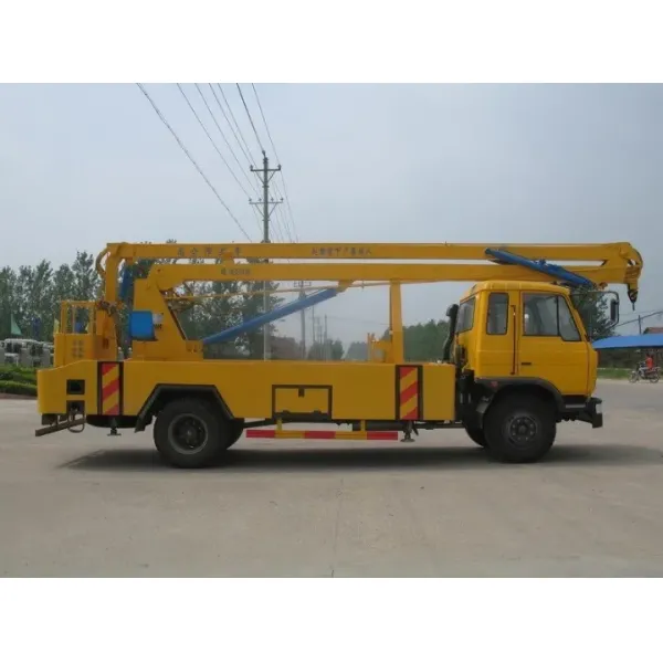 Dongfeng 16m Truck Mounted Mobile Elevating Aerial Work Platform Truck with Straight Telescopic Arm