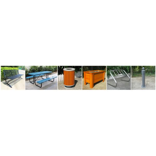 6ft Heavy Duty Outdoor Metal Benches With Powder Coating Finish