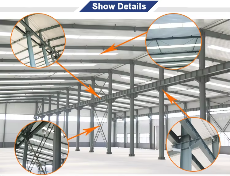 Structural Steel Fabricator Prefabricated Steel Structure Workshop Metal Building Design