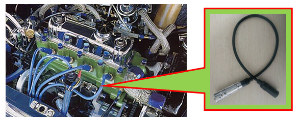 Auto Parts High Voltage Ignition Wire Set , High And Low Temperature Resistance