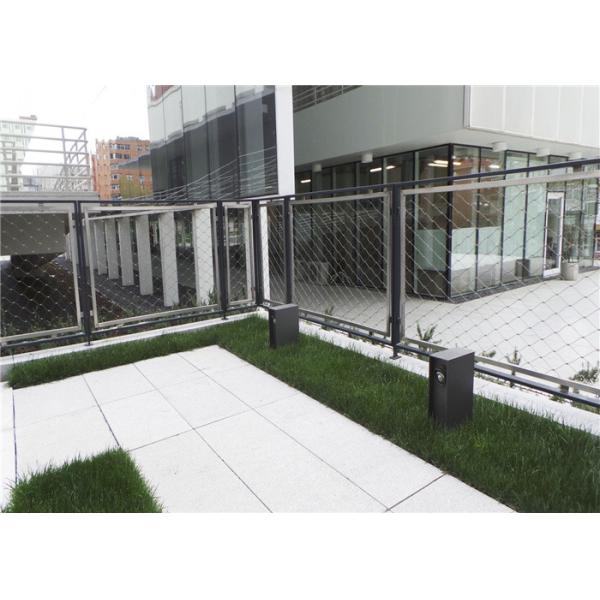 Balustrade Inox Wire Mesh Fencing Handrail Infill Webnet Stainless Steel Mesh 40x40mm