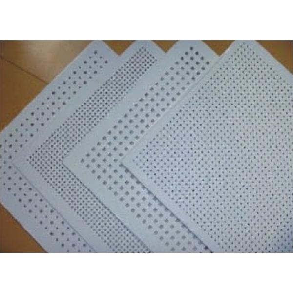 Perforated suspended Plaster Gypsum Ceiling Board Calcium Silicate Composite Sound Absorbing