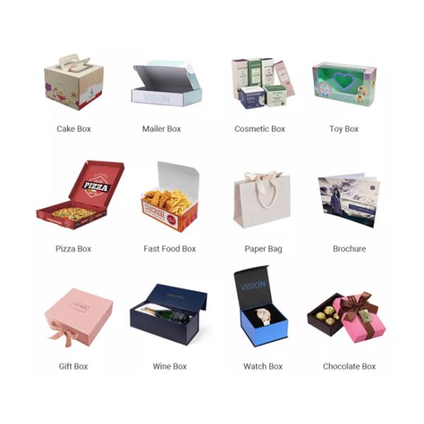 Oem CMYK printing Pink Cosmetic Paper Packaging Cosmetic Shipping Box