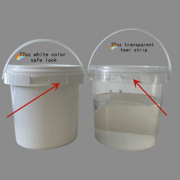 Plastic Buckets Supply Butter Tub with Tamper Evident Container within Your Budget