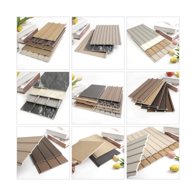 Villa Interior WPC Wall Panel Waterproof Decorative Composite Wood Wall Cladding Board