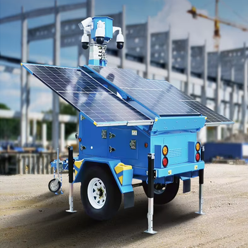 Emergency Light Tower Disaster Relief Operations Solar LED Light Tower Portable Generator Lights