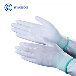 Buy cheap Antistatic Fabric Cleanroom Gloves ESD Knitted Work Gloves Cheap Price product