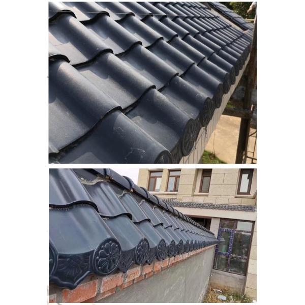 Residential Roof Sheet Matte Ceramic Roof Tile Spanish Style Villa Roofing Material