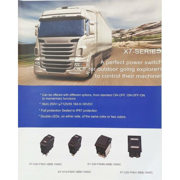 25A 125 Waterproof Power Switch 250V IP67 Outdoor Power Switch