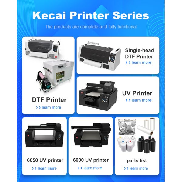 KECAI A3 Original Epson Printhead XP600 Automatic DPI 330mm Printing Machine DFT Printer for T Shirt All Cloth