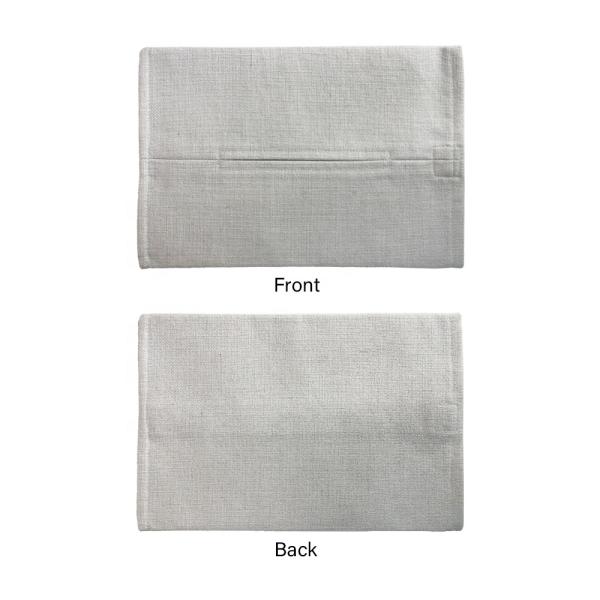 Linen Sublimation Tissue Box Custom Printable Logo Blank Sublimation Napkin Holder Tissue Bag Case