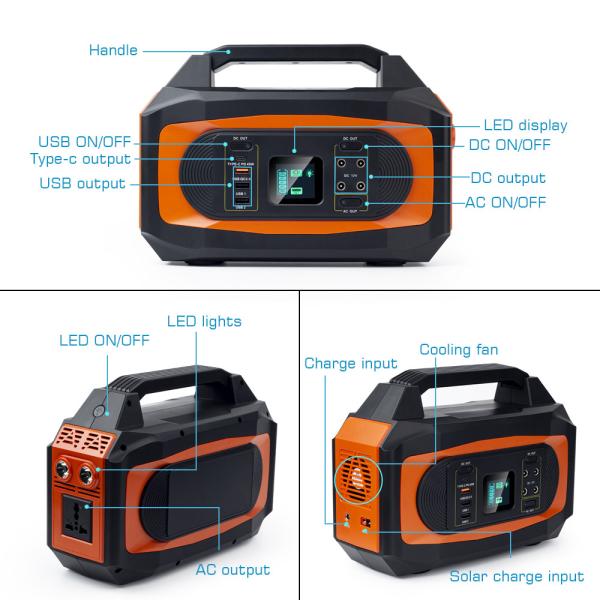 1100WH Small Portable Power Stations Multiscene Lightweight Durable