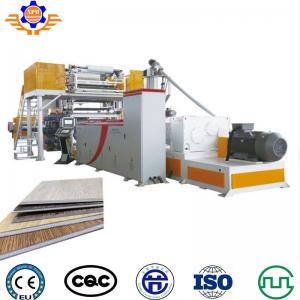 China 150g/H WPC PVC Vinyl Floor Production Line Spc Flooring Line Tile Making Machine on sale