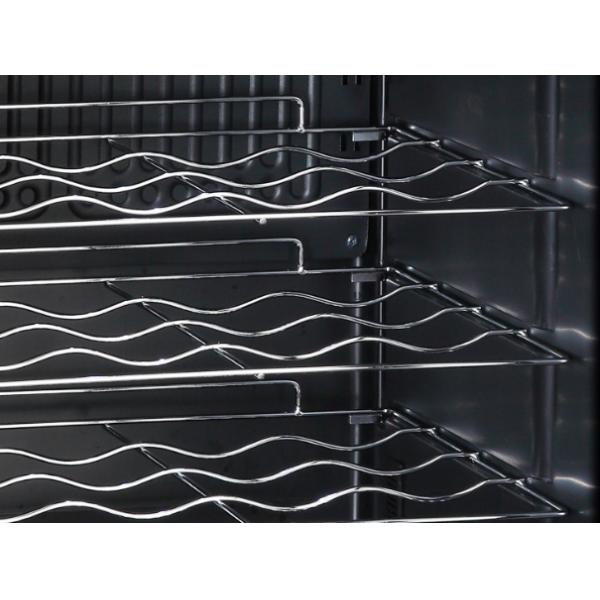 CICO-28Bottles Compressor Wine Cooler With Black Cabinet and Black Interior