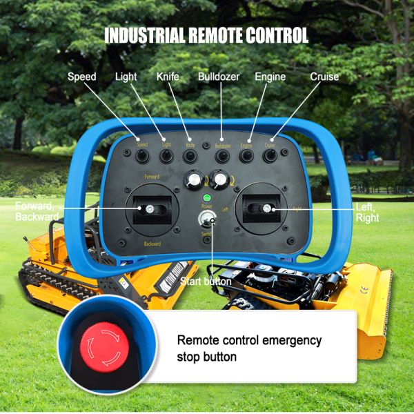 US Spot Professionally Made and Easy to Operate Household Efficient Intelligent Robot Garden Lawn Mower gasoline Flail mower