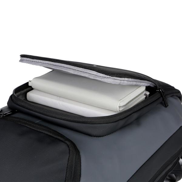 No Logo Ready Goods Black Laptop Backpack Complicate And Luxury Backpack