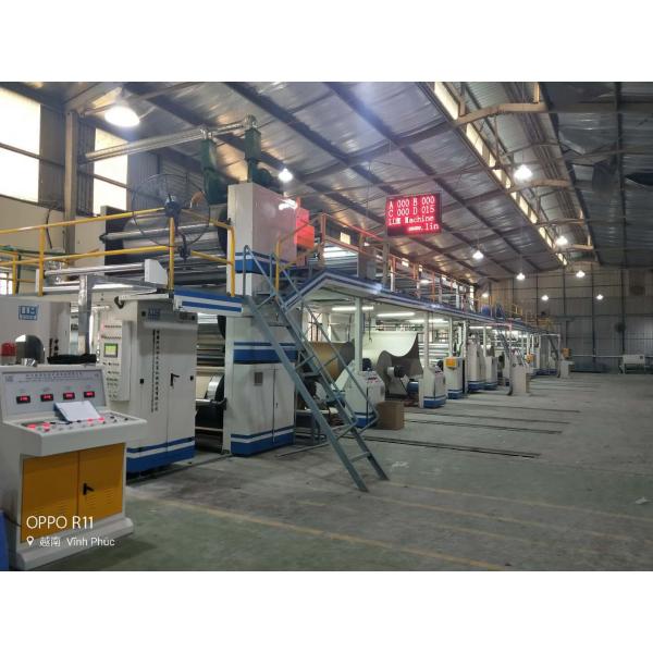 380V 50Hz Corrugated Carton Box Making Machine , Carton Production Line