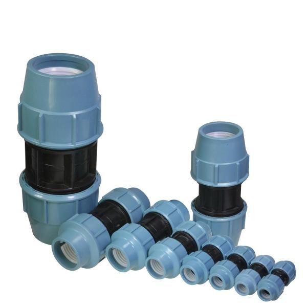 Plastic PP Pipe and Fittings PP PE Compression Fittings 1/2" 4" Inch Pipe Fittings