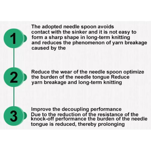 ISO9001 Single Jersey Circular Knitting Machine Spare Parts Needles