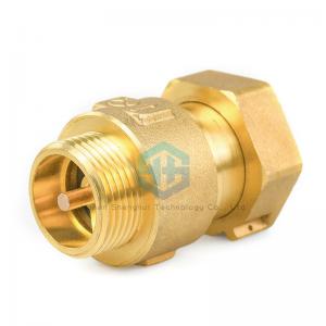 China BSP Extension Union Male Female Anti Air Rotation Front Brass Vertical Check Valve Water Meter on sale