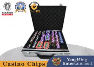 Buy cheap Round 14g Clay Personalised Casino Poker Chip Set With Metal Core product