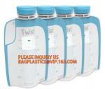 Food grade breastmilk storage packaging bag, breast milk pack bag,reusable baby